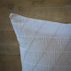 Snape Maltings Silver Grey Geometric Woven Cushion
