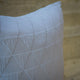Snape Maltings Silver Grey Geometric Woven Cushion