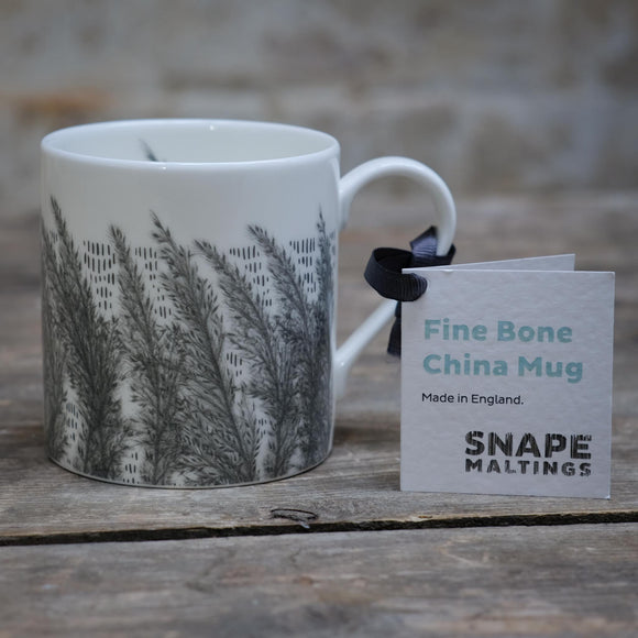 Snape Maltings Collection Slate Reed Design Ceramic Mug