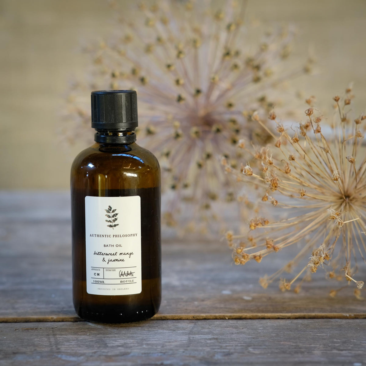 Authentic Philosophy Orange and Jasmine Bath Oil Snape Maltings