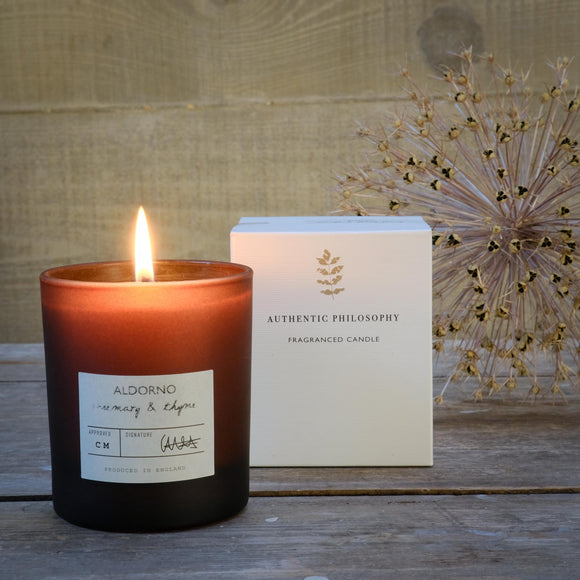 Snape Maltings Auntic Philosophy Rose & Thyme Scented Candle