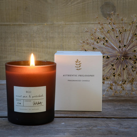 Snape Maltings Auntic Philosophy Sweetpea & Patchouli Scented Candle