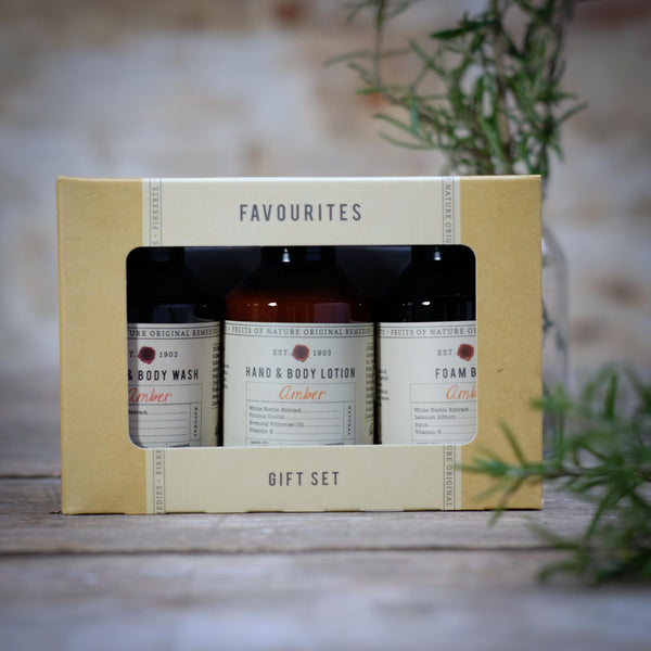 Snape Maltings Fruits Of Nature Amber Favourites Gift Set
