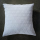 Snape Maltings Silver Grey Geometric Woven Cushion
