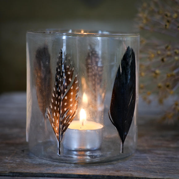 Snape Maltings Small Glass Fear Candleholder
