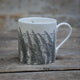 Snape Maltings Collection Slate Reed Design Ceramic Mug
