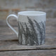 Snape Maltings Collection Slate Reed Design Ceramic Mug